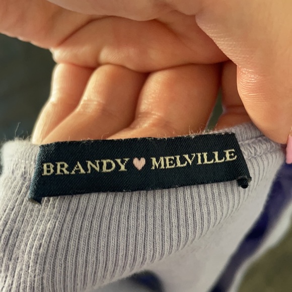 brandy melville lavender zelly top - Picture 3 of 3